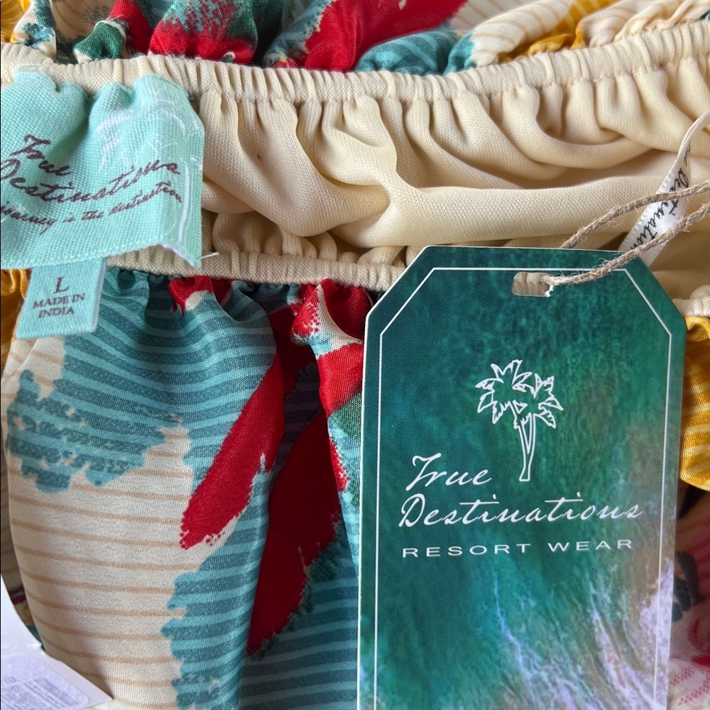 True Destinations Resort Wear Dress (or skirt) NWT L - Picture 2 of 7